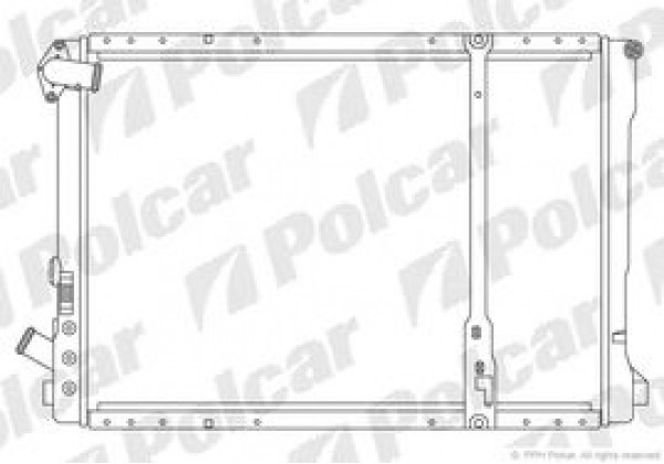 Радіатор охолодження RENAULT ESPACE III, Laguna 2.2 дт ,для 7701041957